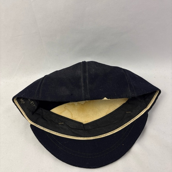 Vintage Funkap 100% Wool Cap 7 1/2 Black Hat Rare - Picture 4 of 8